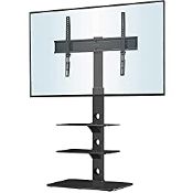 RRP £59.96 BONTEC Universal Height Adjustable Floor TV Stand for