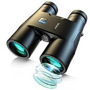 RRP £78.98 10x42 Fix Focus Binoculars for Adults-High Power Focus