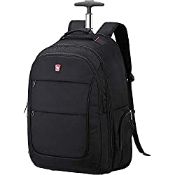 RRP £56.60 OIWAS Travel Backpack with Wheels