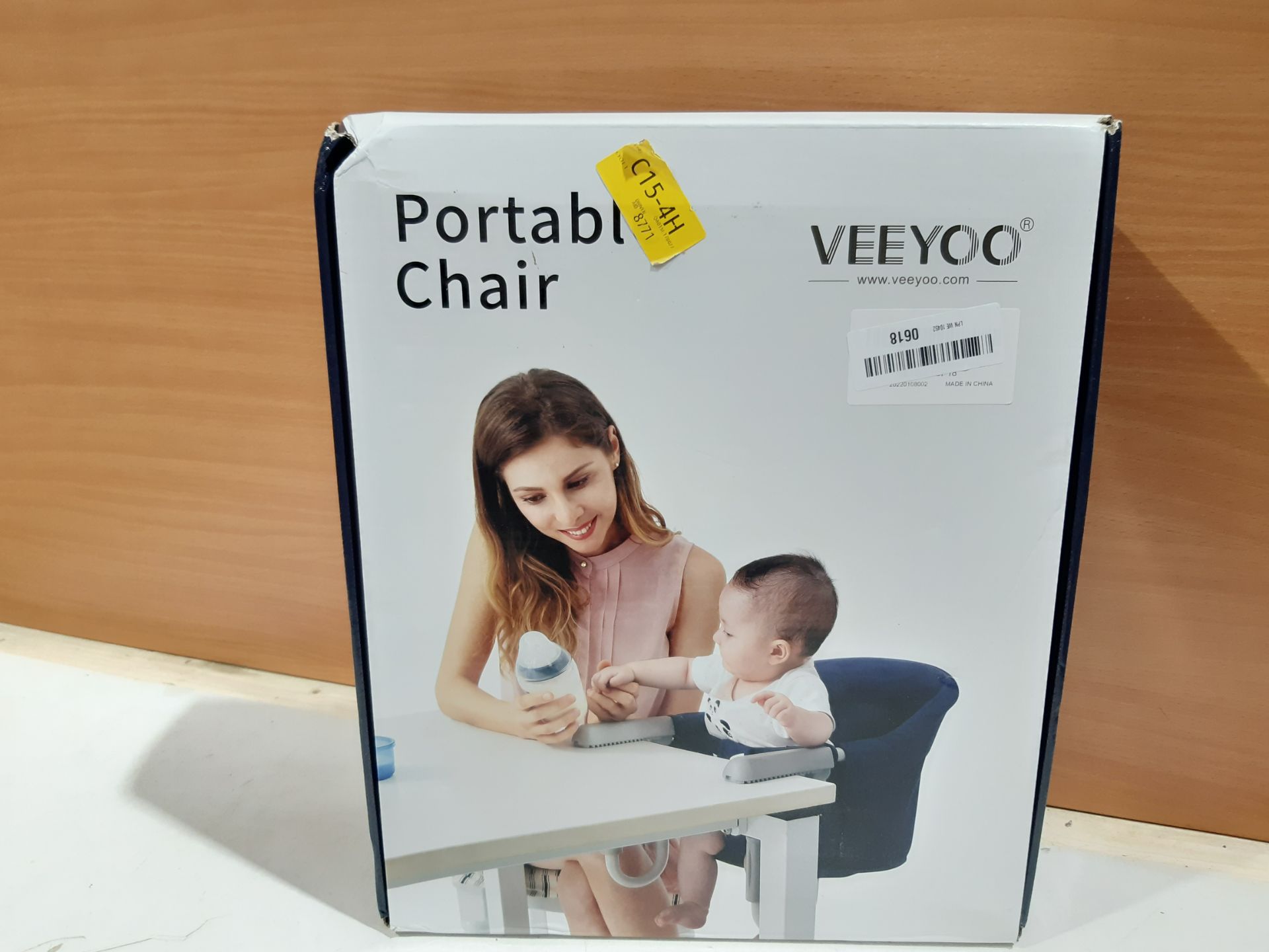 RRP £29.36 VEEYOO Hook On High Chair - Portable Folding Baby Hook On Seat - Image 2 of 2