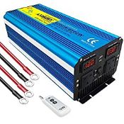 RRP £339.00 Cantonape Pure Sine Wave Power Inverter 4000W DC 12V