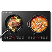 RRP £98.59 AMZCHEF Double Induction Hob