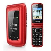 RRP £49.49 Uleway 3G Big Button Mobile Phone for Elderly Flip