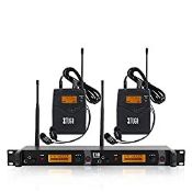 RRP £149.99 XTUGA IEM1200 Wireless In-Ear Monitor System 2 Channel