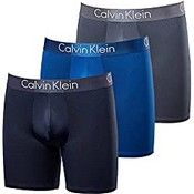 RRP £36.56 Calvin Klein Men`s Microfiber Boxer Briefs Pack of 3
