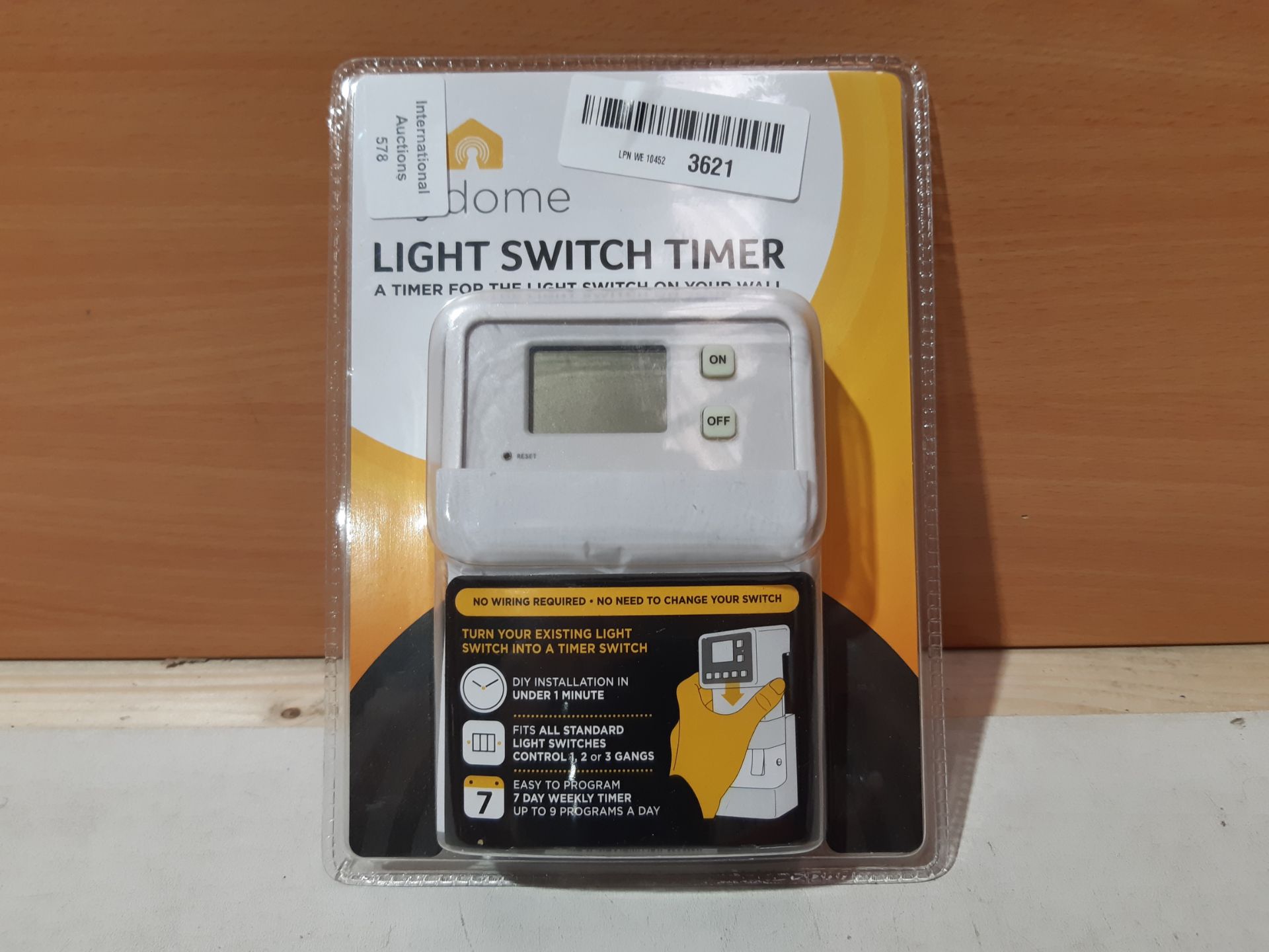 RRP £29.99 Mydome Light Switch Timer Police Approved Retro Fit Timer Switch - Image 2 of 2