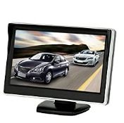 RRP £25.99 BW 5 inch HD 800 * 480 Car Monitor Color TFT LCD Mini