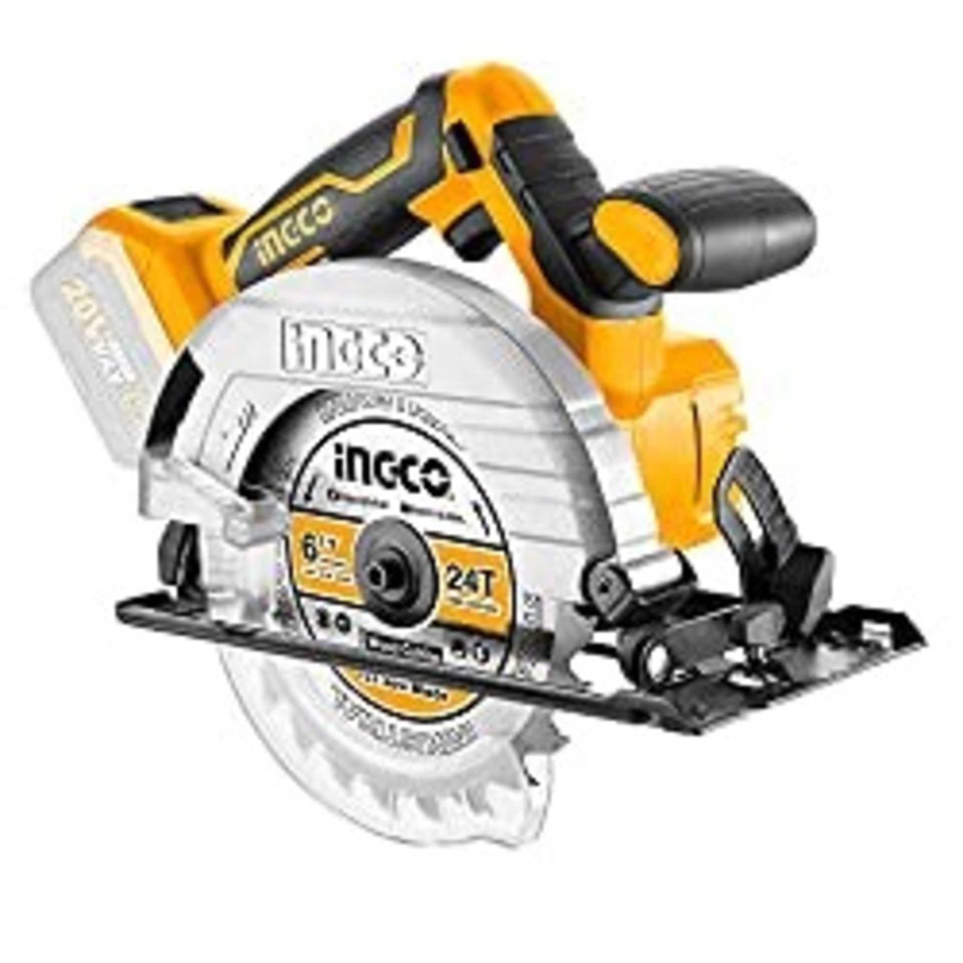 RRP £73.99 INGCO Cordless Circular Saw 20V Li-Ion Electric Circular Saws 4600 RPM