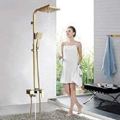 RRP £149.00 Onyzpily Gold Shower taps Shower Set Shower System