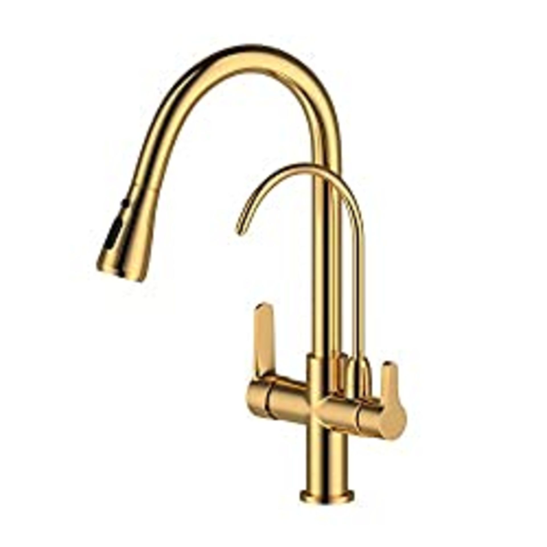 RRP £76.00 Onyzpily Gold 3 Ways Pure Water Filter Kitchen taps