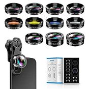 RRP £25.45 MIAO LAB Apexel 11 in 1 Phone Camera Lens Kit