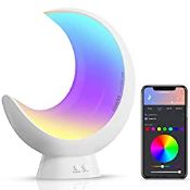 RRP £39.98 ECOLOR Bedside Moon Lamps for Bedroom