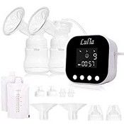 RRP £41.52 Double Electric Breast Pump with Milk Storage Bags