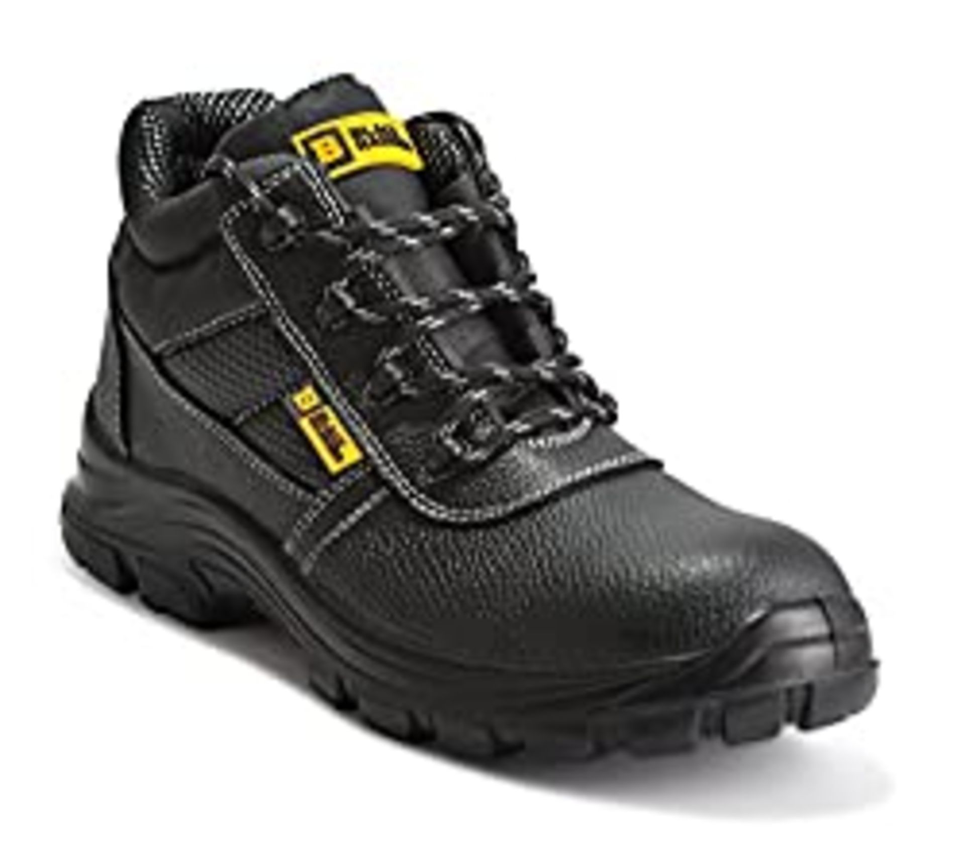 RRP £40.79 Black Hammer Mens Safety Boots Work Waterproof Shoes