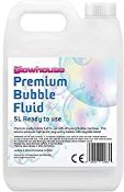 RRP £19.94 Premium Quality 5 Litre Bubble Fluid Kids Bubble Solution
