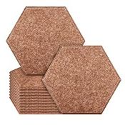 RRP £33.26 JBER Professional Hexagon Acoustic Foam Panels