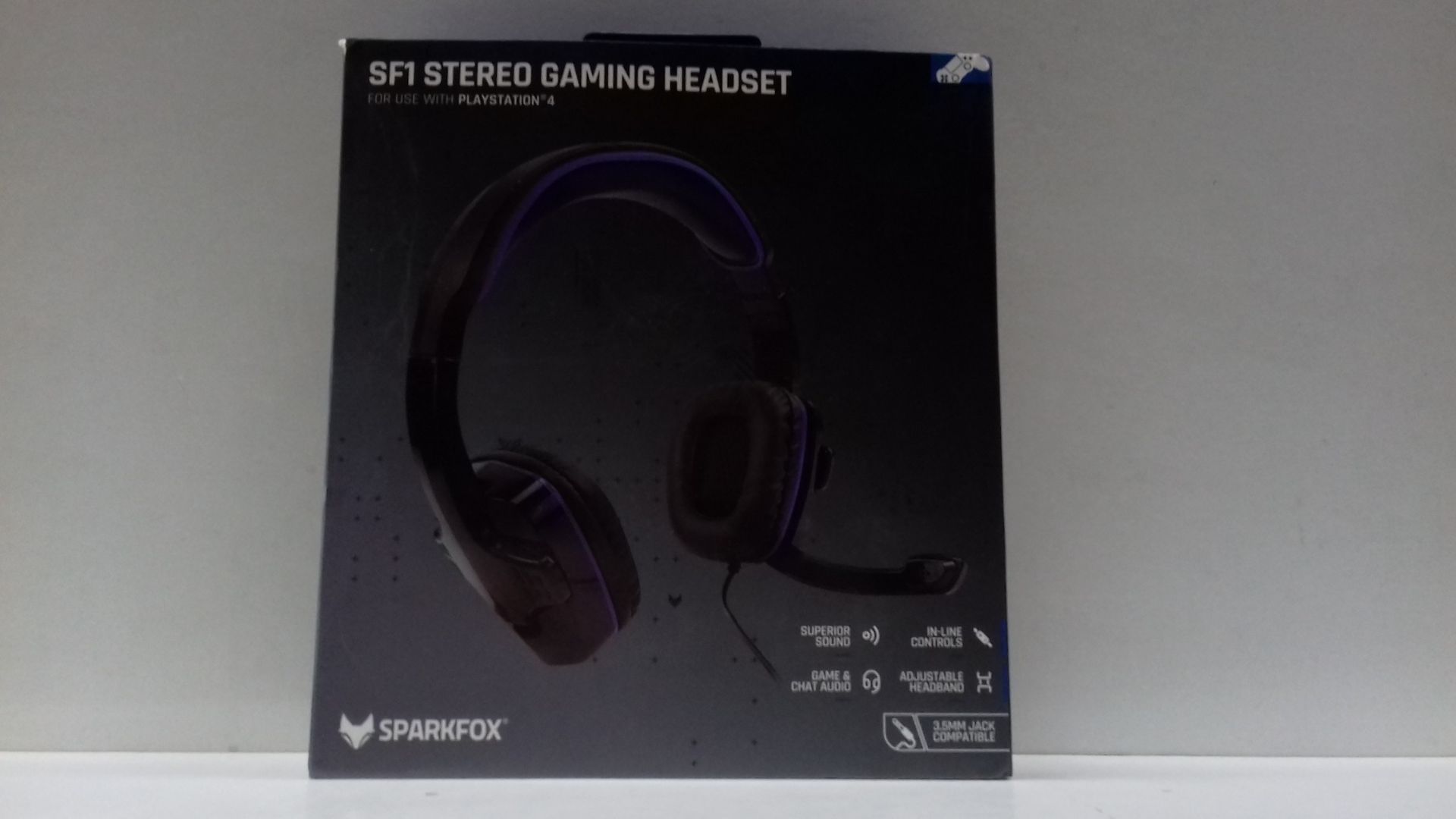 RRP £12.28 SF1 3.5mm Stereo Gaming Headset for Playstation 4 / 5 - Image 2 of 2
