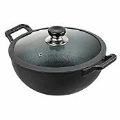 RRP £42.97 Vinod Legacy Pre-Seasoned Cast Iron Kadai