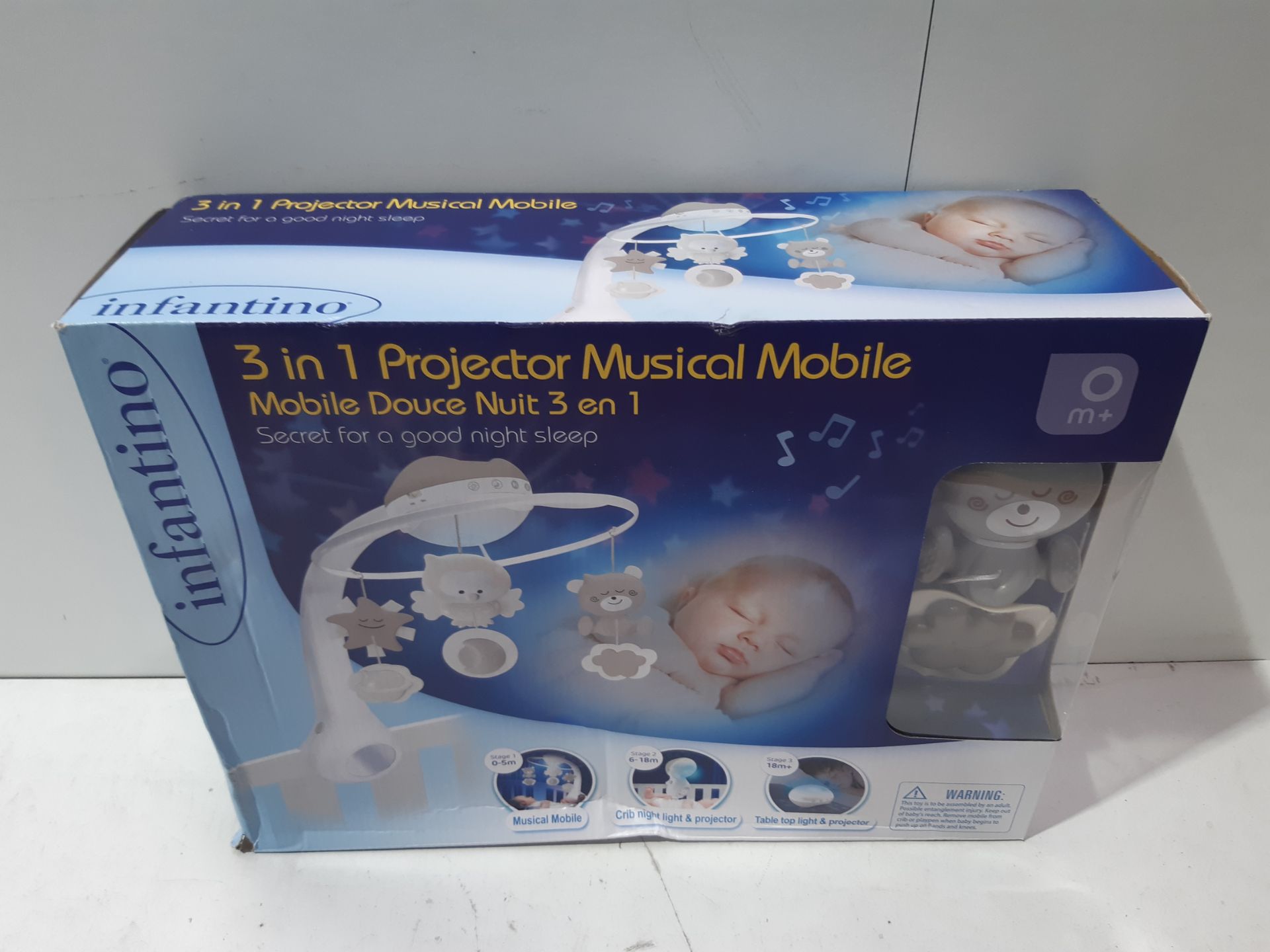 RRP £37.45 INFANTINO 3 in 1 Projector Musical Mobile - Convertible mobile - Image 2 of 2