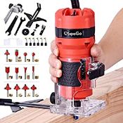 RRP £59.99 CtopoGo Compact Wood Palm Router Tool Hand Edge Trimmer