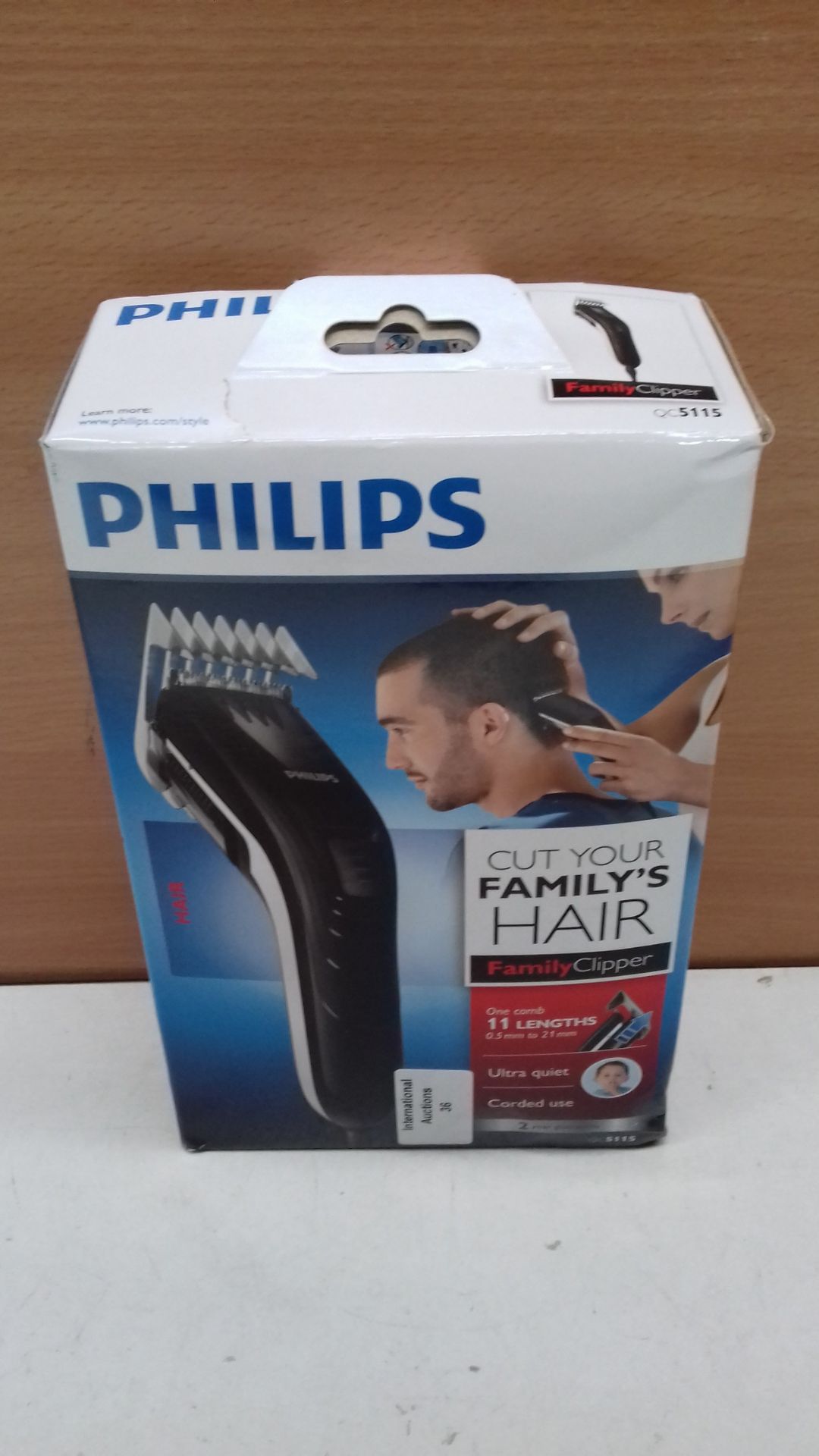 RRP £16.45 Philips Series 3000 Hair Trimmer 11 Lengths QC5115/15 Black ( UK - Image 2 of 2