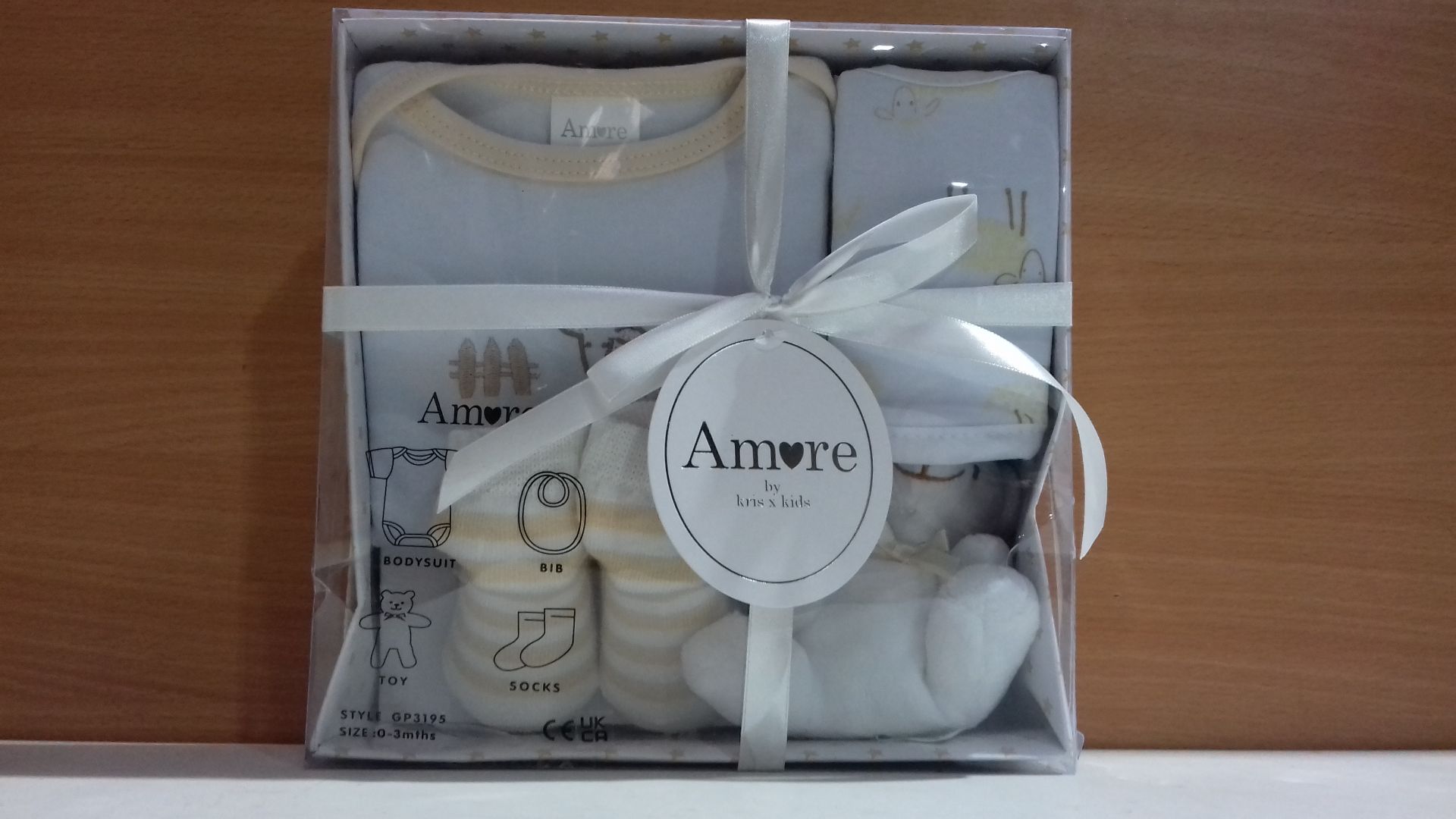 RRP £14.39 Newborn Baby Gift Set with Bodysuit - Image 2 of 2
