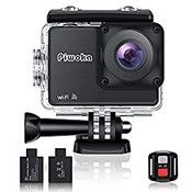 RRP £40.40 Piwoka 4K Sports Action Camera with Wi-Fi and Remote