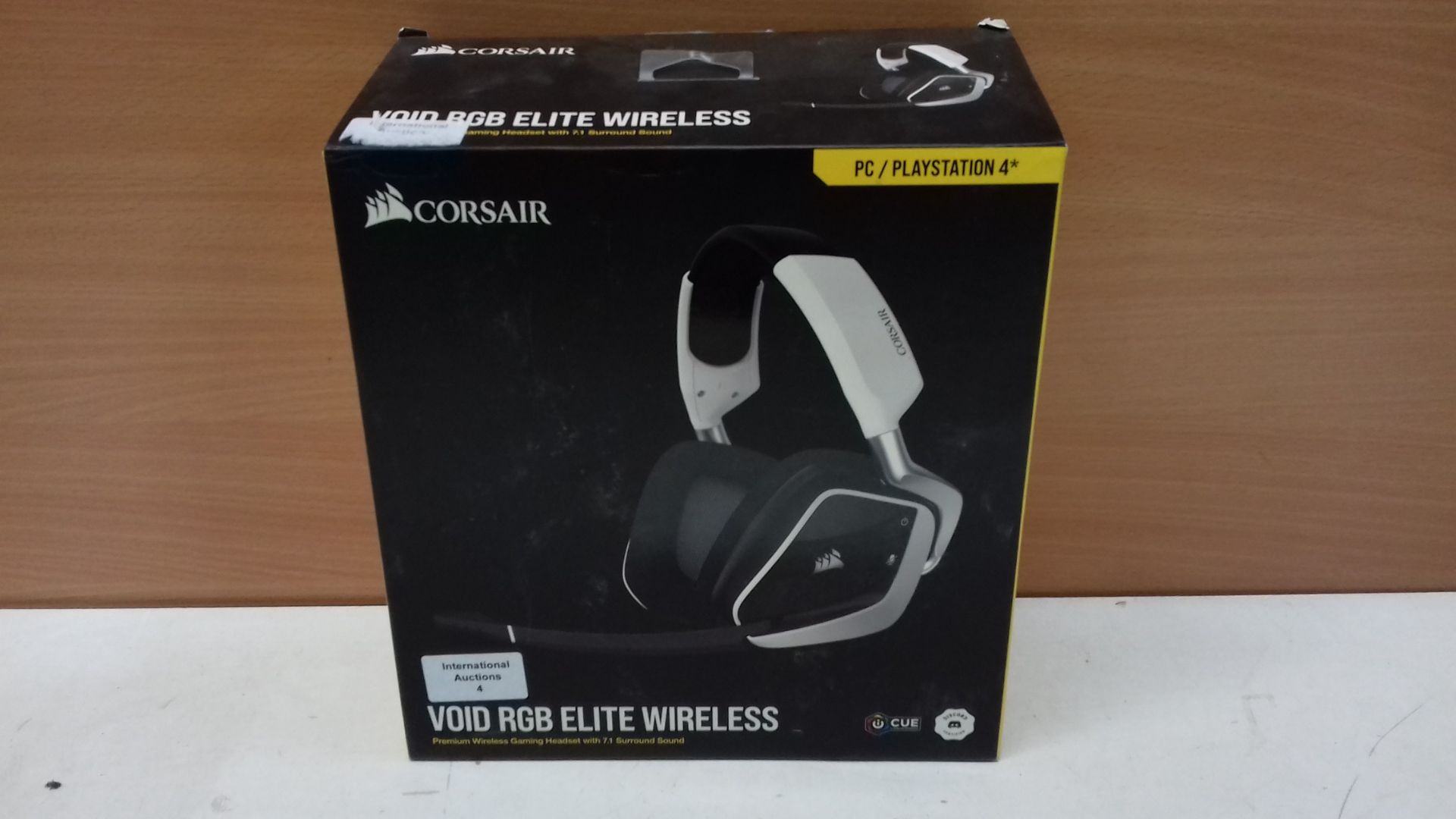 RRP £109.19 Corsair VOID ELITE RGB Wireless Gaming Headset (7.1 Surround Sound - Image 2 of 2