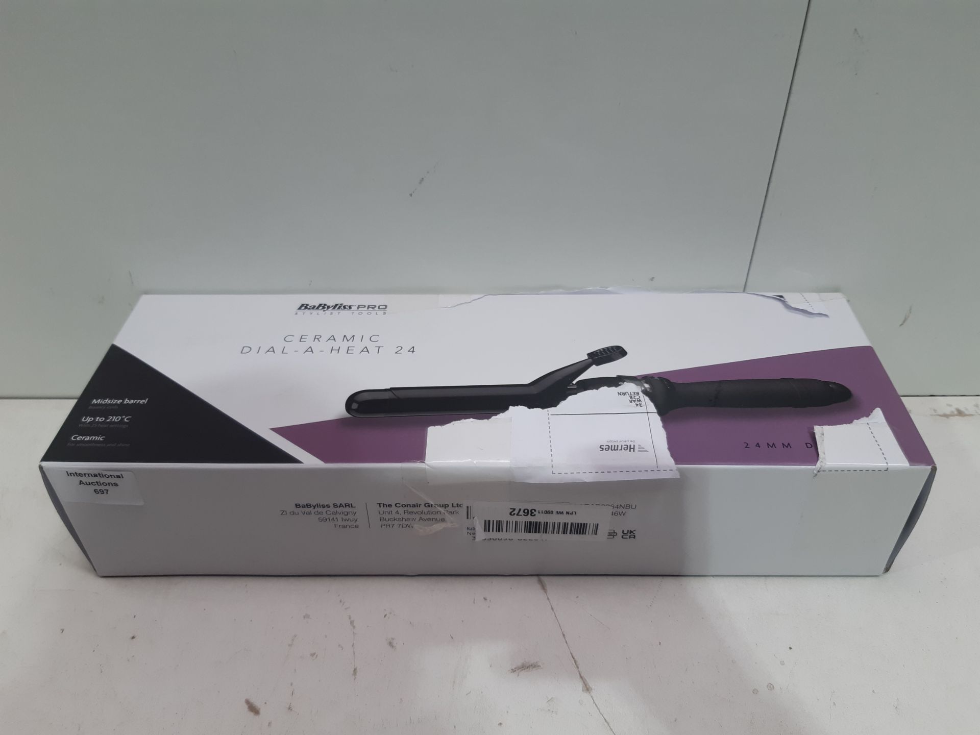RRP £27.95 Babyliss 24 mm Pro Ceramic Dial A Heat Hair Tongs - Image 2 of 2