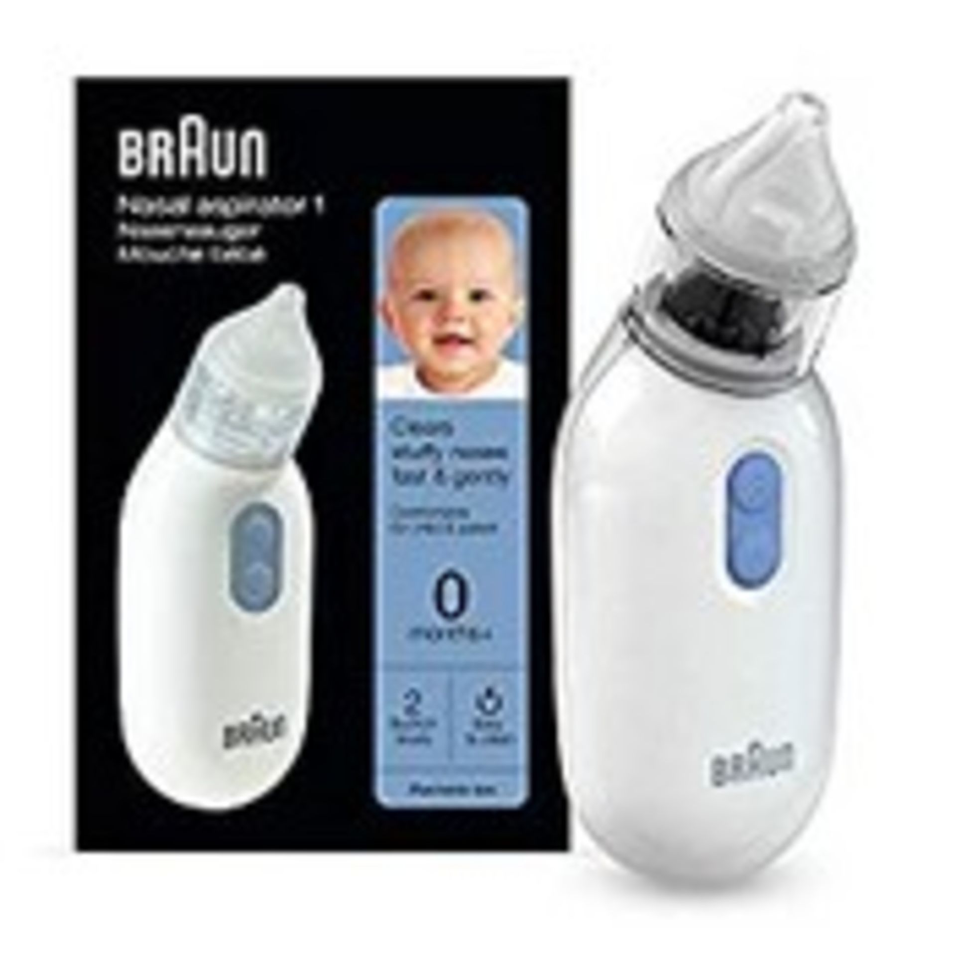 RRP £29.75 Braun Healthcare Nasal Aspirator 1