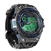RRP £24.98 Mens Boys Swimming Watch 100m Water Resistant Diving Watch with Stopwatch