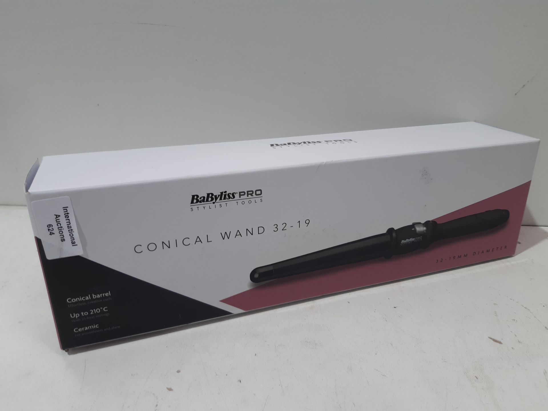 RRP £34.94 Babyliss Pro Classic Hair Conical Wand 32mm-19mm - Image 2 of 2
