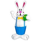 RRP £33.98 MIAHART 1.9M Easter Bunny Inflatable Rabbit with Easter
