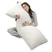 RRP £34.25 Milliard Luxury Bolster/Full Body Pillow with Shredded Memory Foam