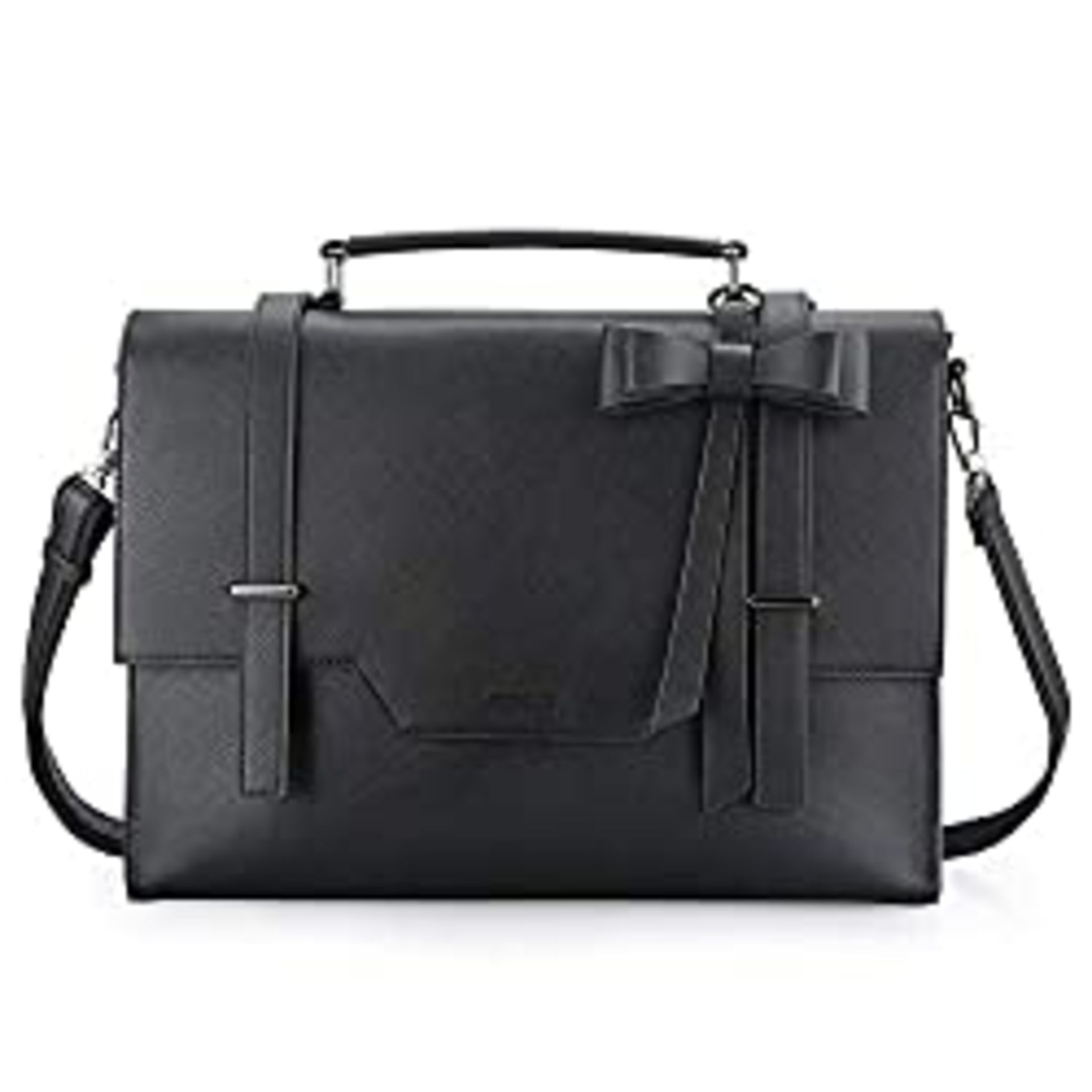 RRP £43.99 ECOSUSI Women Briefcase PU Leather Laptop Bag for 15.6