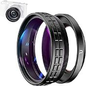 RRP £46.74 ULANZI WL-3 Wide Angle Lens for Sony ZV-E10 18mm Wide