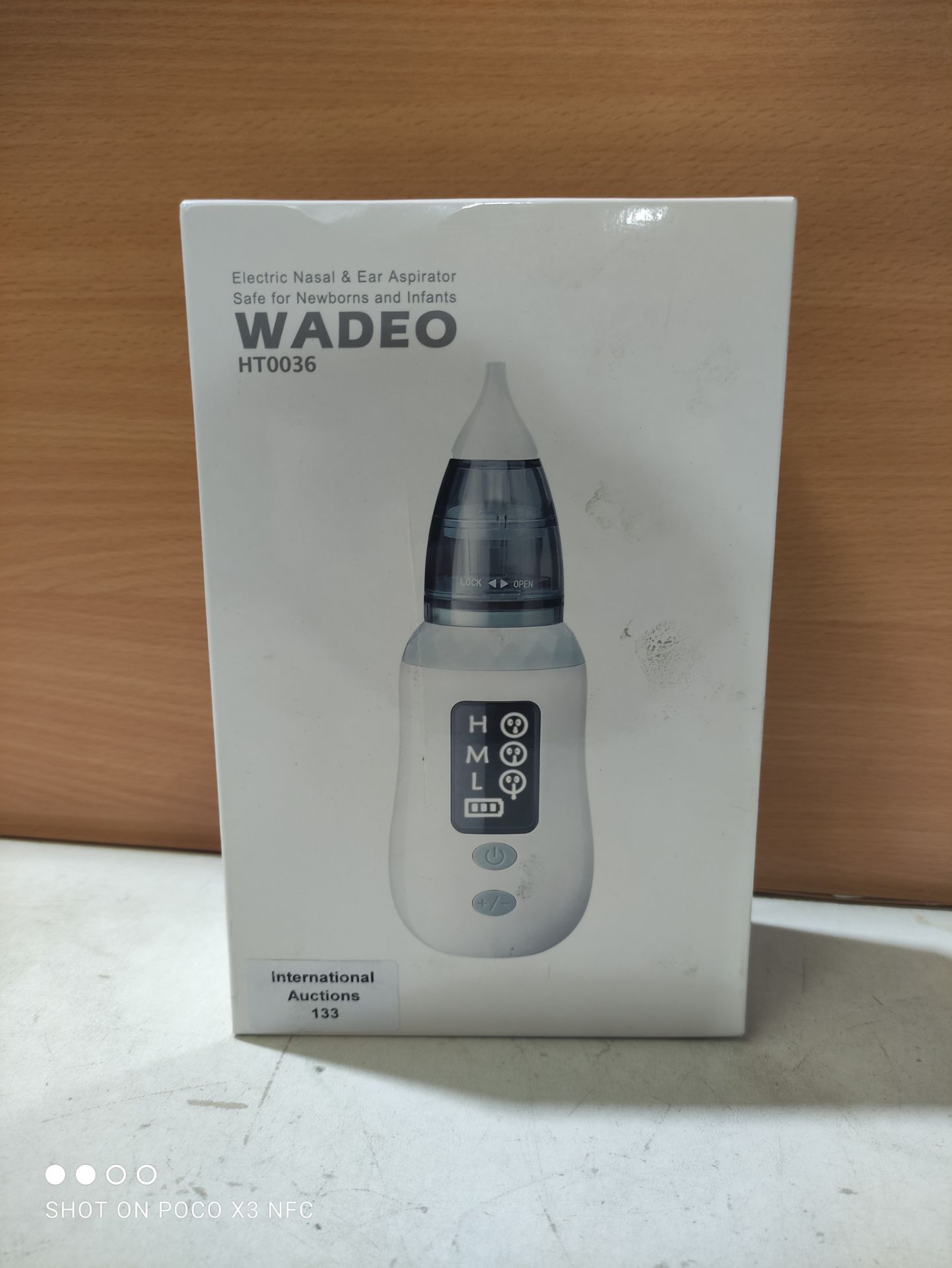 RRP £26.29 WADEO Baby Nasal Aspirator Electric Nasal Aspirator - Image 2 of 2