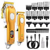 RRP £36.98 Hair Clippers Men & T-Blade Trimmer Kit