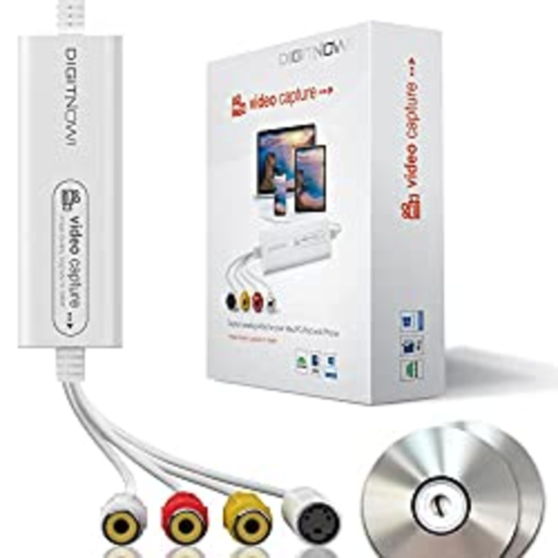 RRP £49.99 DIGITNOW! USB 2.0 Video Capture Card- Pro+ Version
