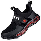 RRP £41.68 Steel Toe Cap Trainers Men Women Safety Shoes Breathable