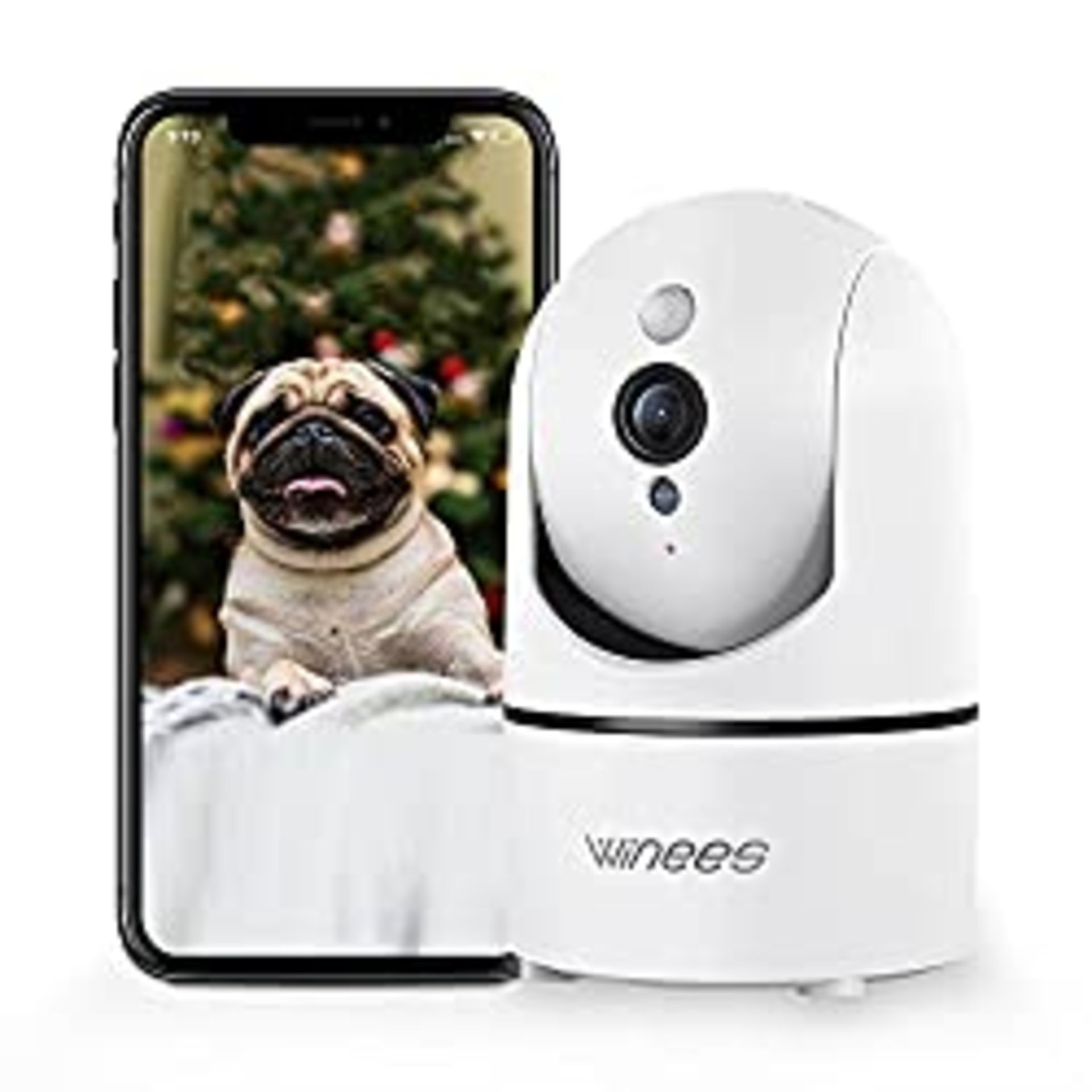 RRP £32.99 Winees Pet Camera WiFi Security Camera Indoor