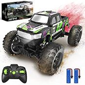 RRP £34.99 DEERC DE44 1:16 Scale Remote Control Monster Truck with Fog Mist