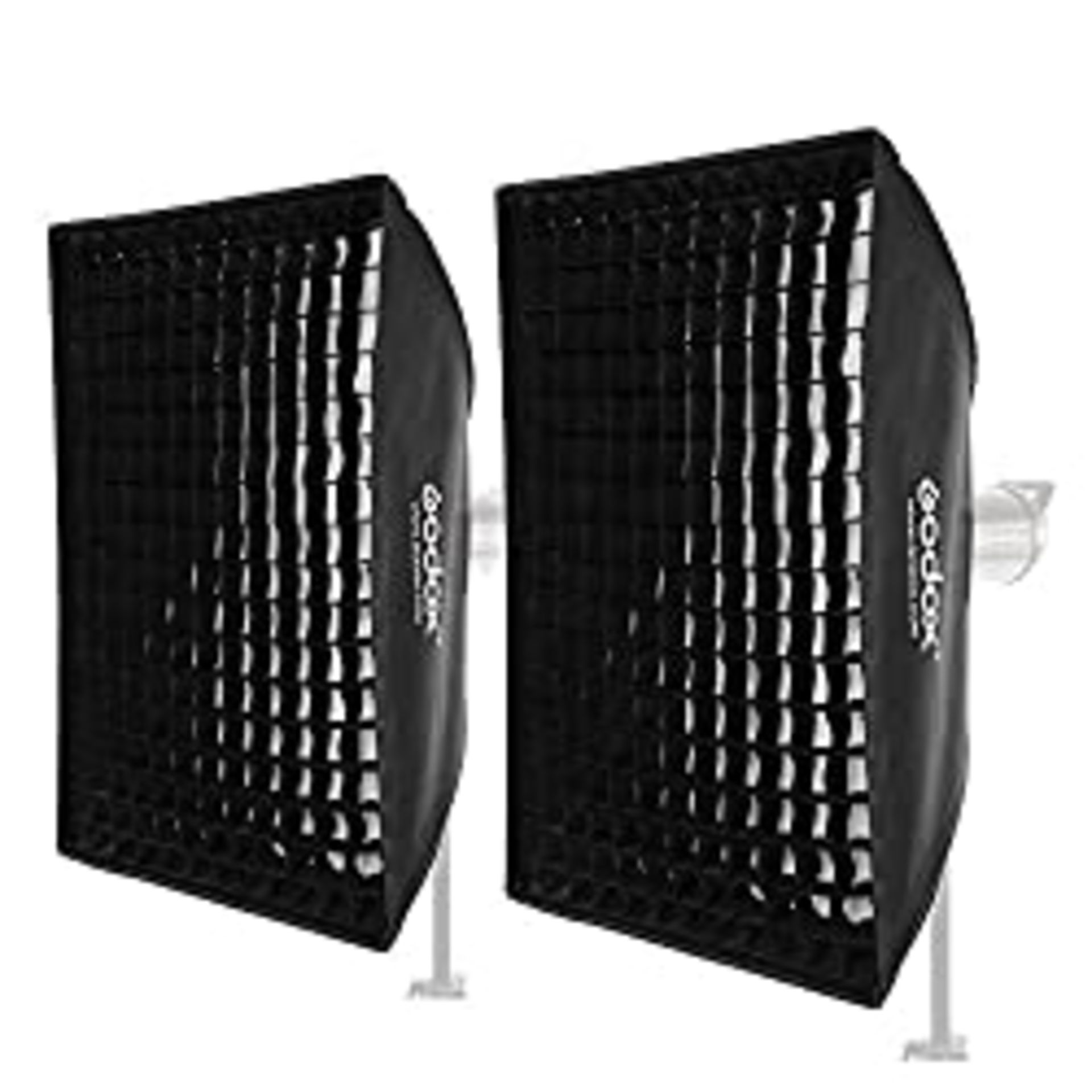 RRP £100.69 GODOX 2pcs 80*120cm Beehive Honeycomb Grid Square Softbox