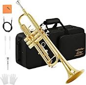 RRP £112.86 Eastar Bb Standard Trumpet Set for Beginner