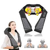 RRP £35.99 Shiatsu Back Massager with Heat Upgraded Beating and
