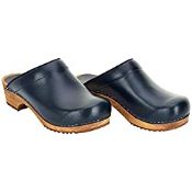 RRP £53.98 Sanita Lars Mule Clog | Original Handmade Wooden Leather Clog for Men