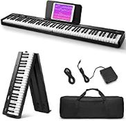 RRP £187.38 Eastar EP-10 Beginner Foldable Digital Piano 88 Key