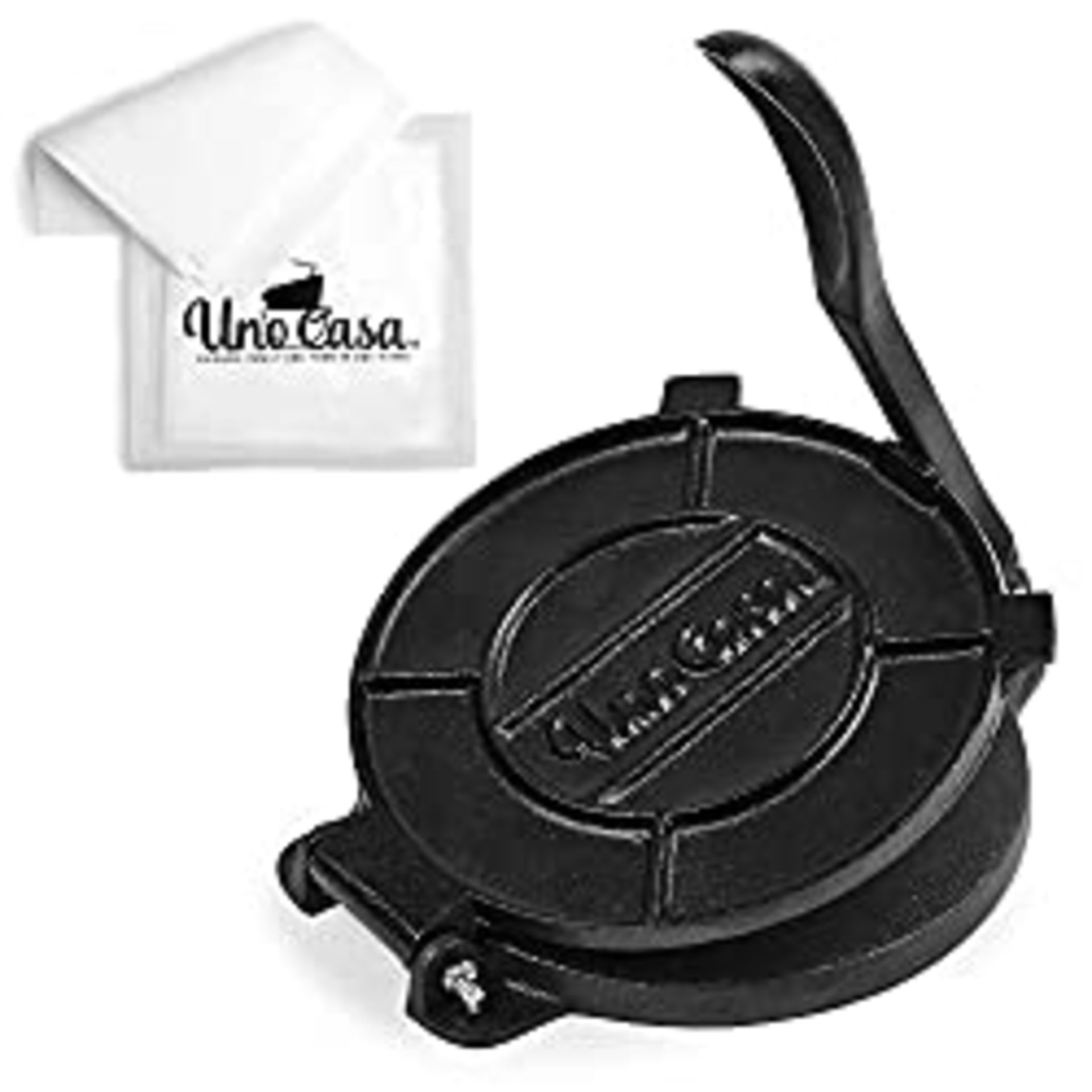 RRP £43.26 Uno Casa Cast Iron 10 Inch Tortilla Press