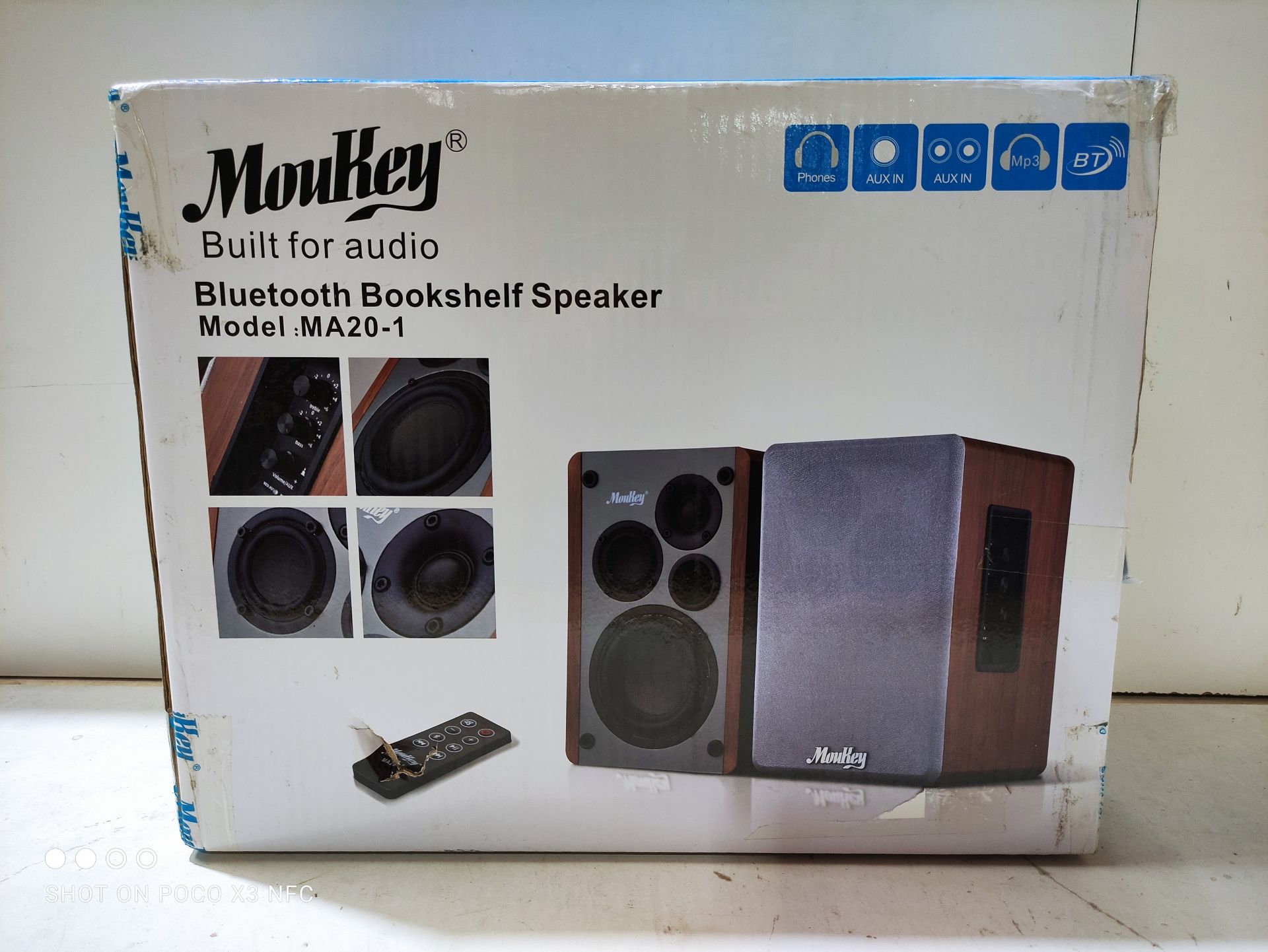 RRP £69.98 Active Bookshelf Speakers - Image 2 of 2