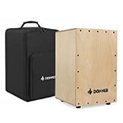 RRP £74.99 Donner DCD-1T Cajon Drum Box Mini Wooden Cajon Drum